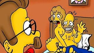 Simpsons menyembunyikan pesta pora